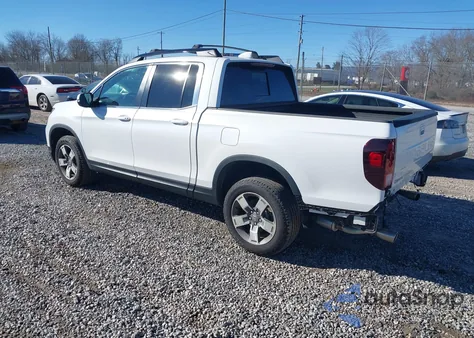 2025 Honda Ridgeline Rtl z USA, uszkodzony, nr VIN 5FPYK3F57SB004835